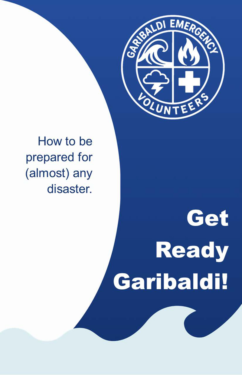 Get Ready, Garibaldi emergency preparedness booklet